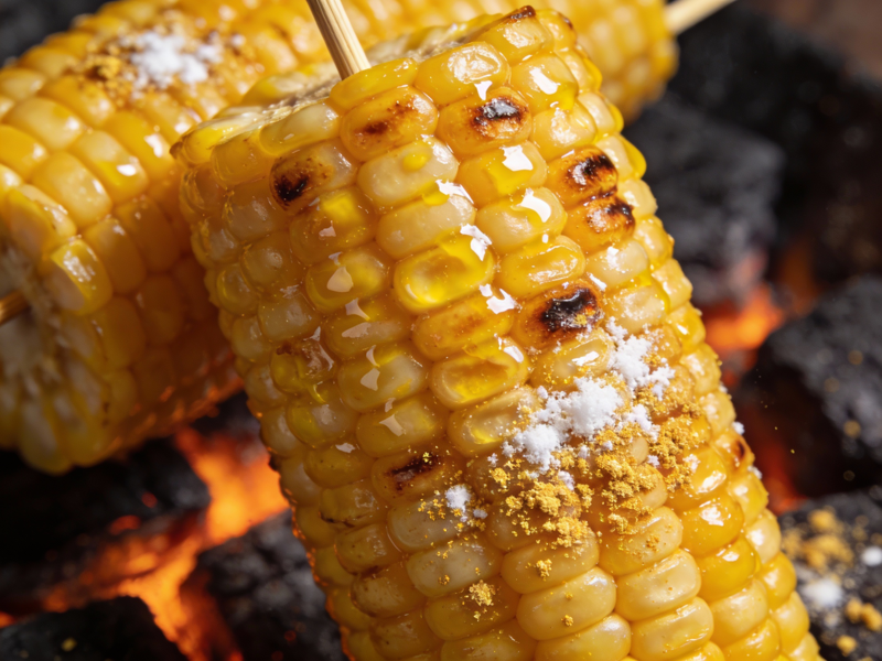 烤玉米