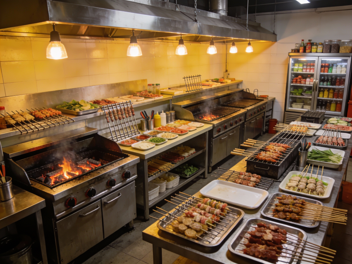 烧烤实训工作坊