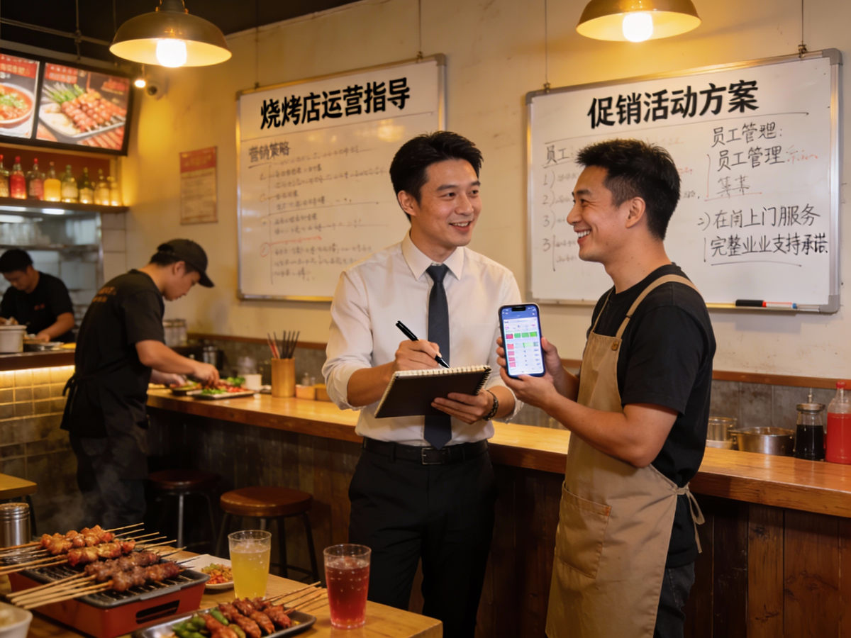 担心不会开店运营？