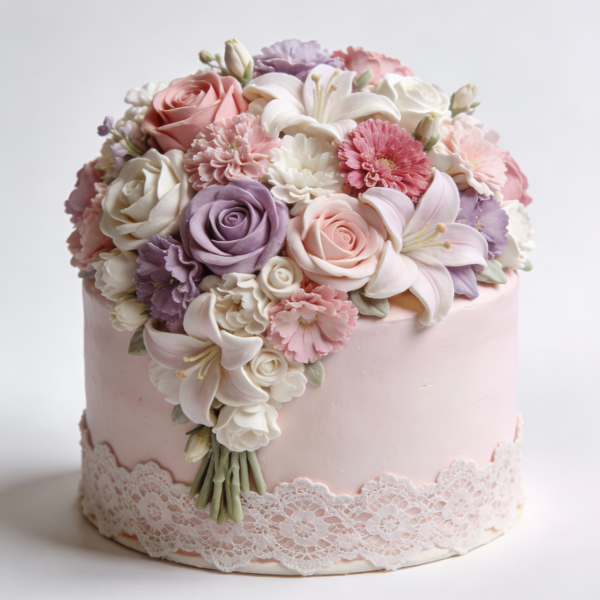 奶油花束蛋糕