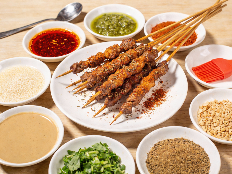 秘制蘸料与撒料