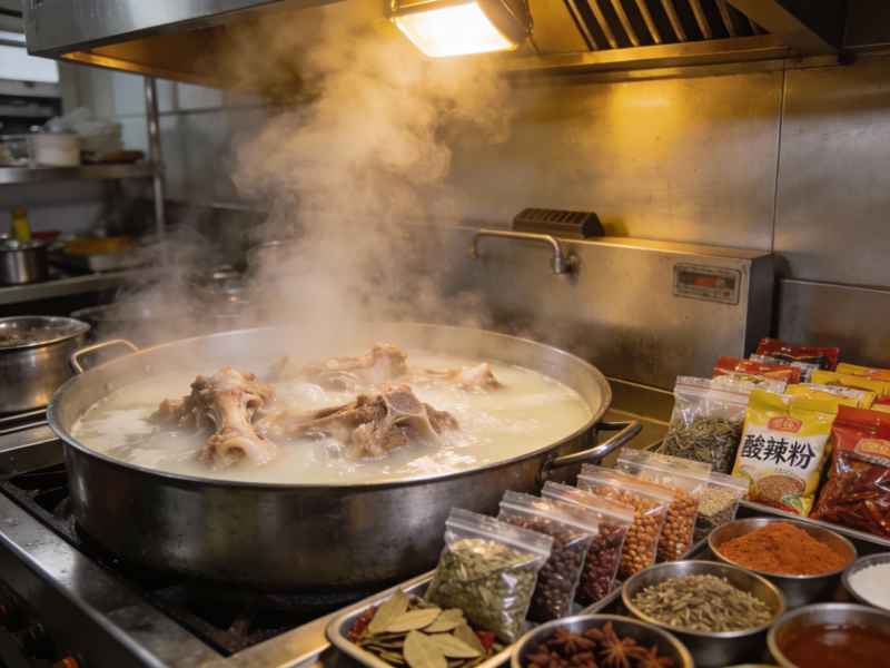 酸辣汤底的熬制配方