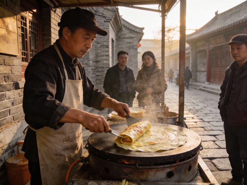 煎饼果子的起源与传承