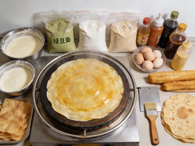 煎饼果子的制作工艺