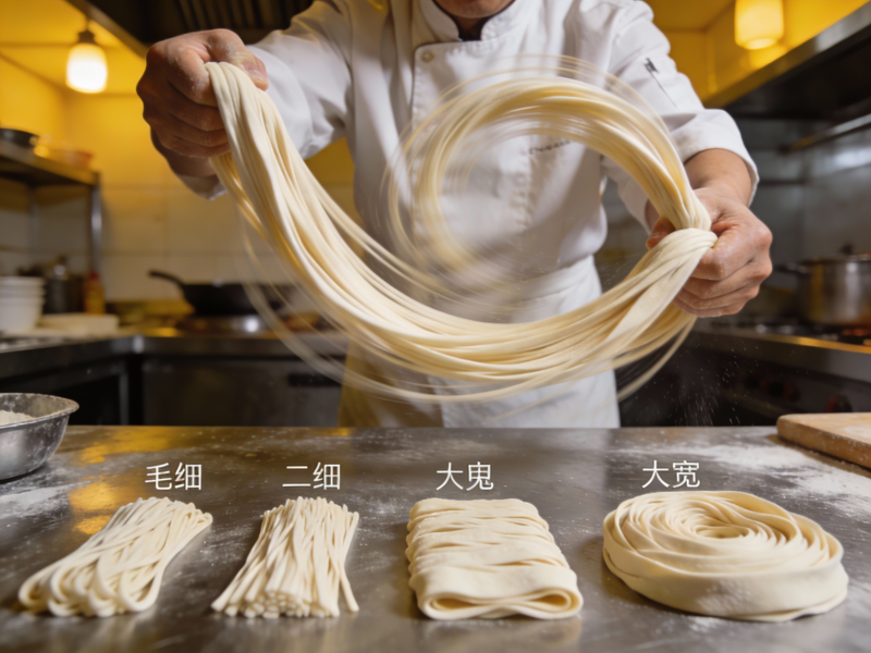 独特的拉面制作技艺