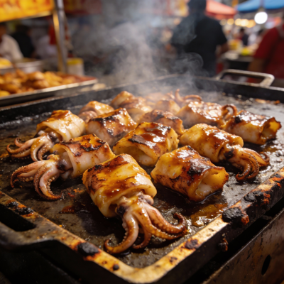 烤鱿鱼