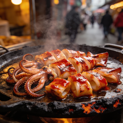 烤鱿鱼