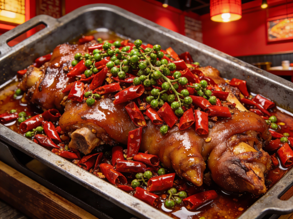 蒜香蜜汁烤猪蹄