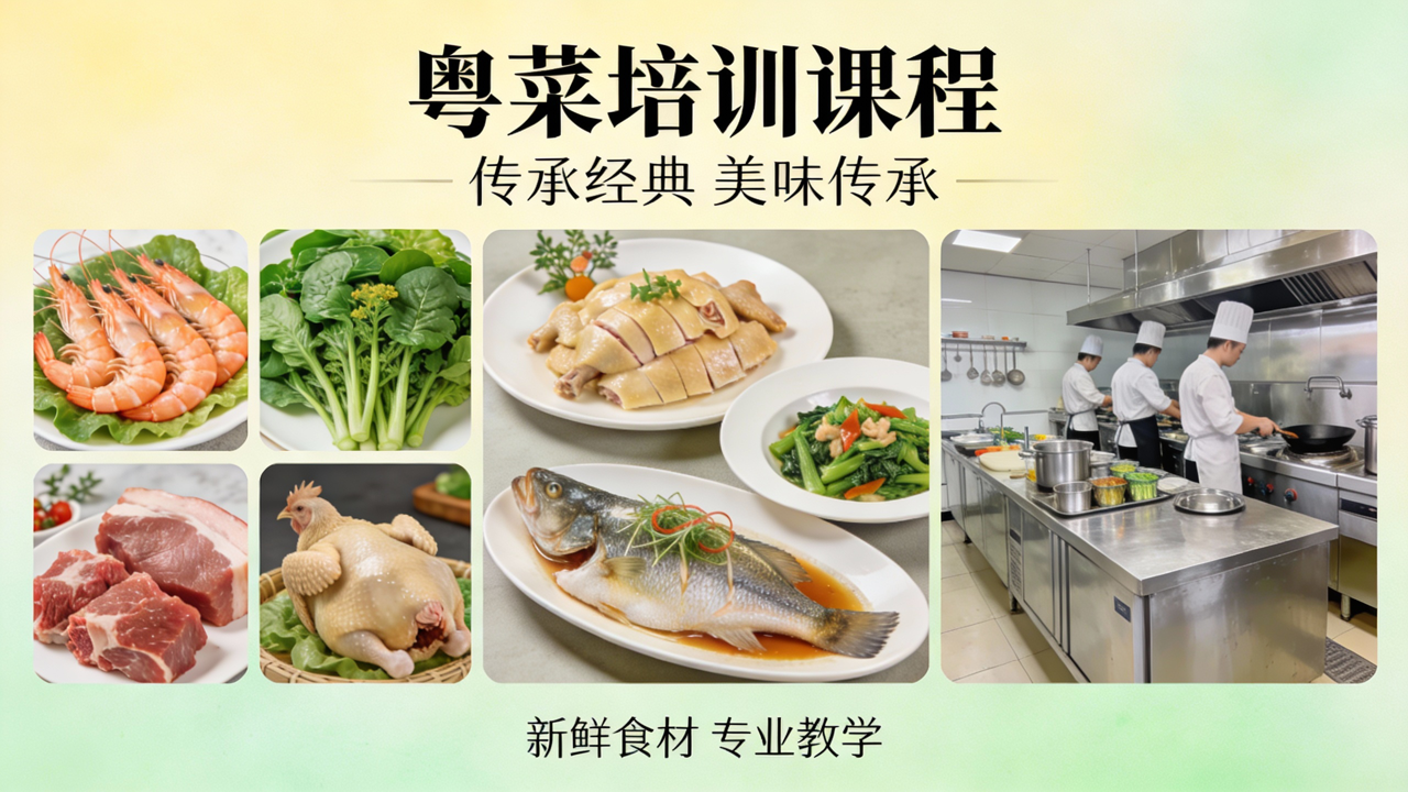 粤菜培训课程展示
